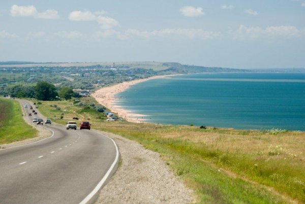Поселок Голубицкая Азовское море