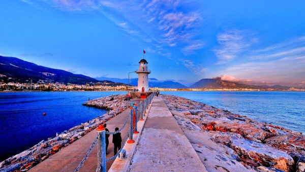 Турция Алания пляж Клеопатра