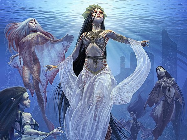 Девушка Русалка фотосессия