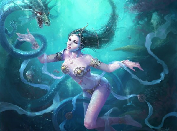 Морская нимфа океанида