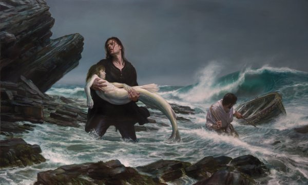 Художник Александр Аверин море
