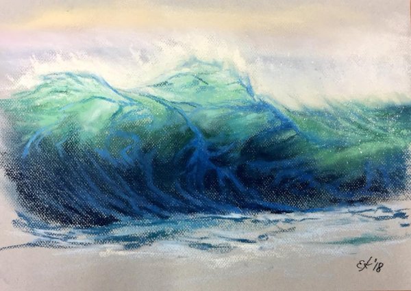 Волны пастелью