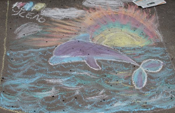 Море пастелью