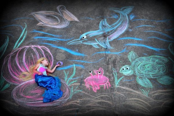 Рисование пастелью для детей