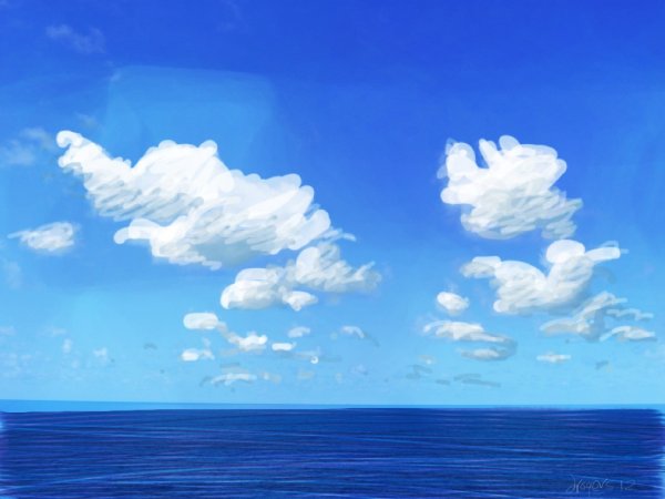 Море из мультика