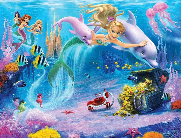 Берег мультяшный