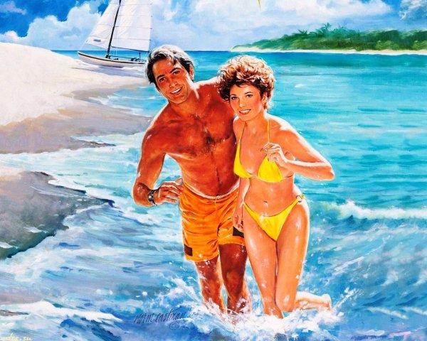 Плакат на морскую тематику