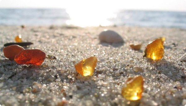 Балтийское море янтарь