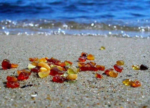 Балтийское море янтарь
