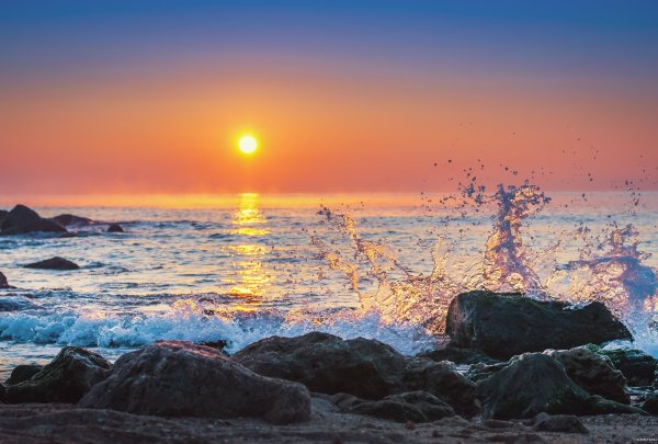 Парень на море