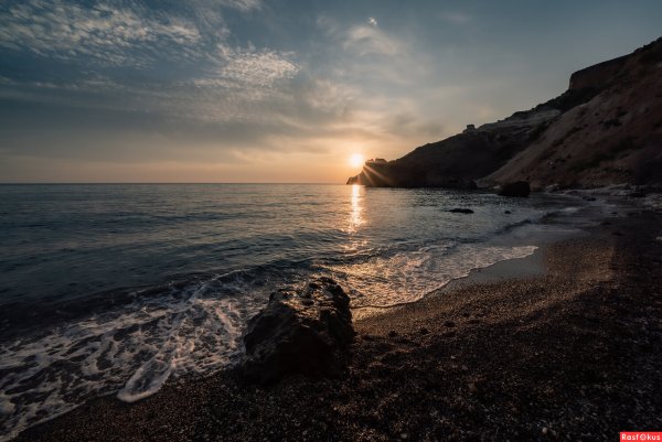 Красивое черное море