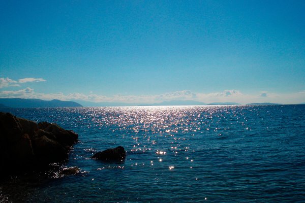 Красивое черное море