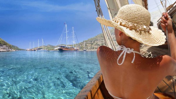 Мармарис девушка море