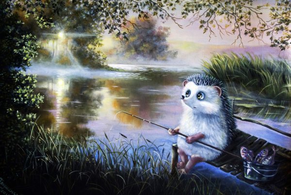 Ирина Глущенко художник Ежи