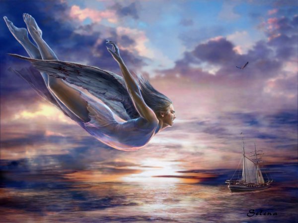 Скалы в воде