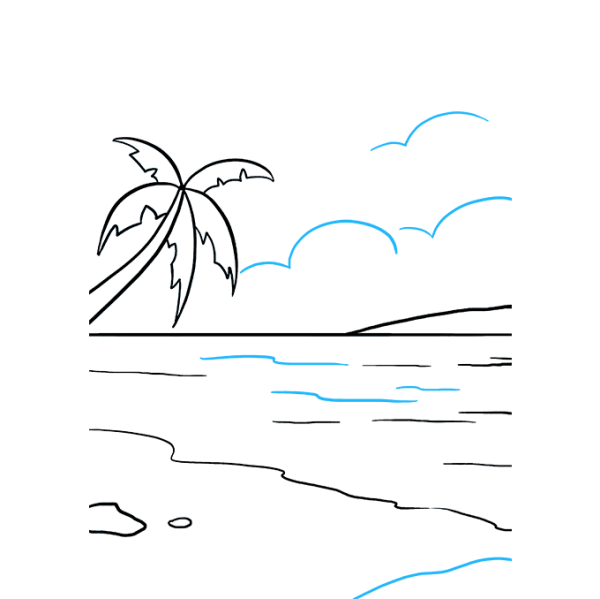 Море рисунок