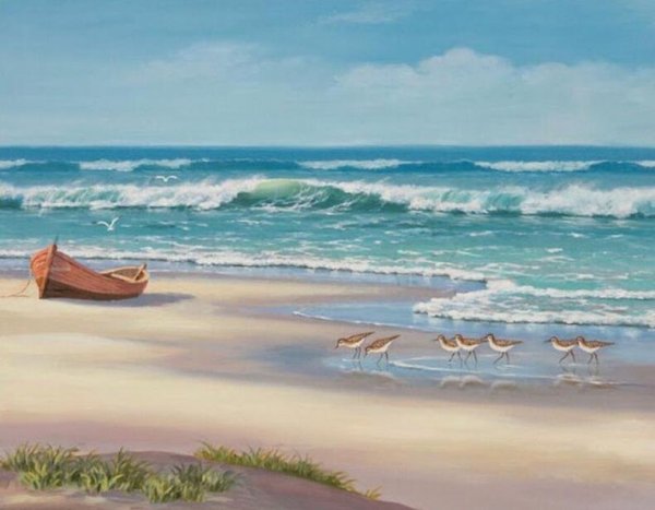 Пейзажи корейского художника сунг Ким