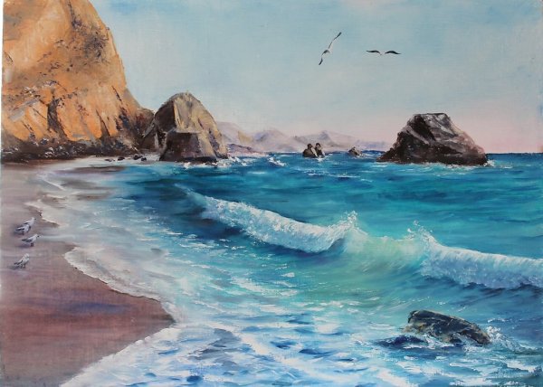 Татьяна Букреева пейзажи море