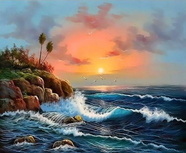 Море живопись Марина Игнаткина