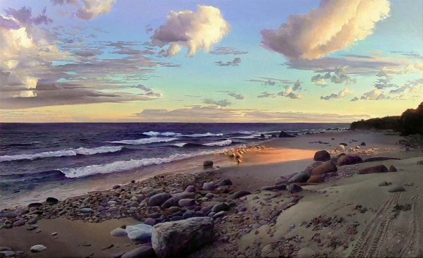 Андре Косслик морской пейзаж