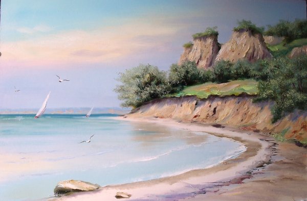 Виктор Лузик морской пейзаж