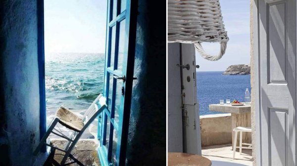 Открытая дверь в море