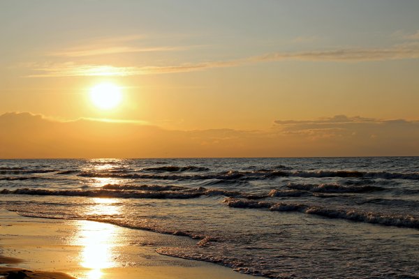 Море пляж закат