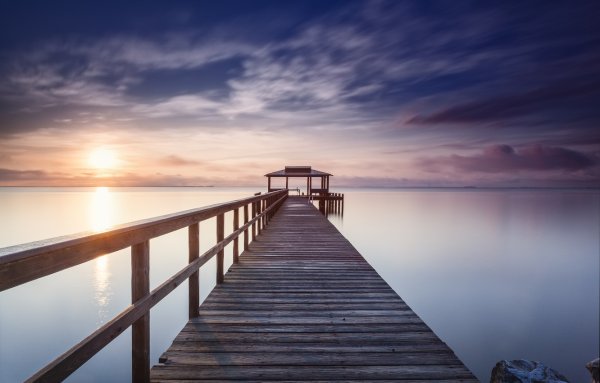 Море Пирс закат