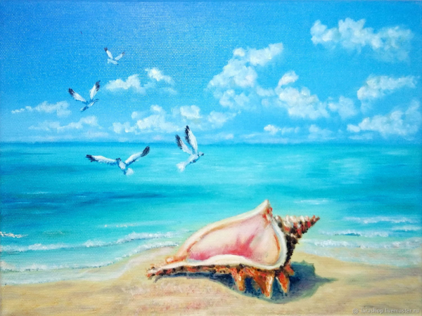 Художник Олег Васянович картины море