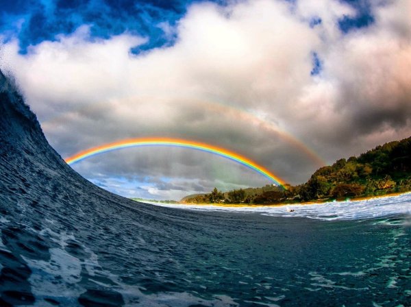 Радуга над морем