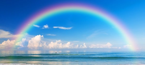 Радуга над морем