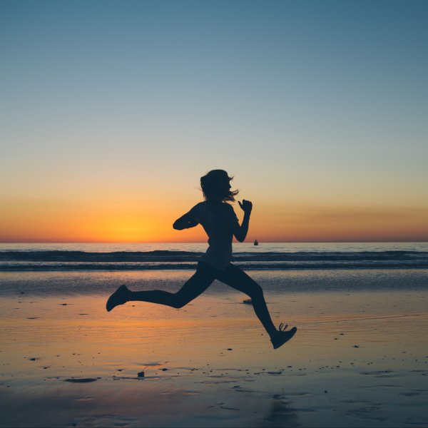 Спорт на закате