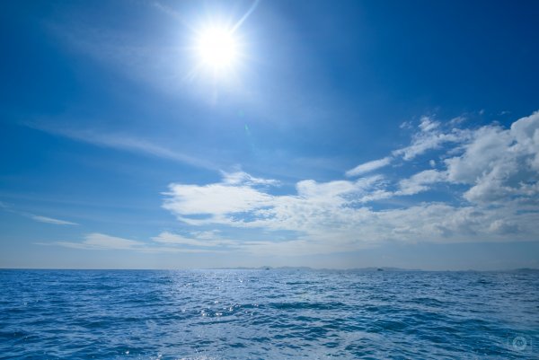 Море небо пляж