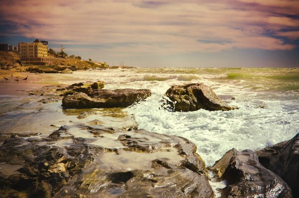 Актау берег Каспия