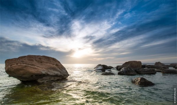 Каспийское море бухты