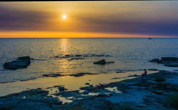 Каспийское море голубая бухта