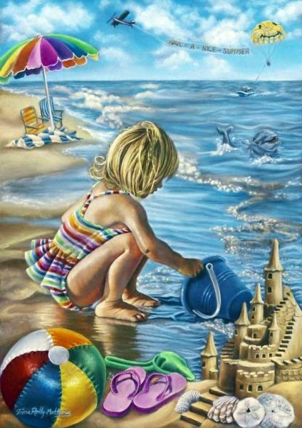 Открытка море