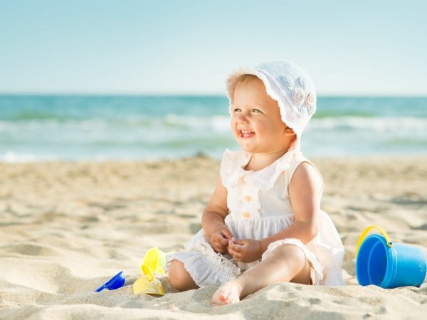 Дети на море