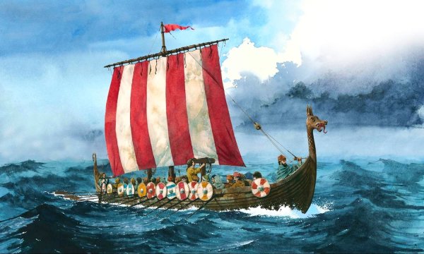 Драккары викингов Норвегия