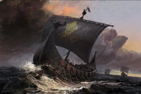 Викинги сериал дракар