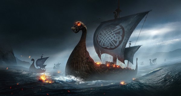 Скандинавия дракар