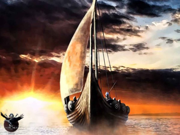 Драккар арт фэнтези