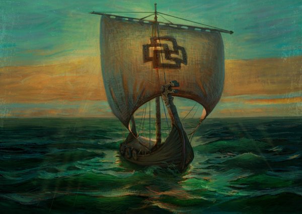 Дракар живопись