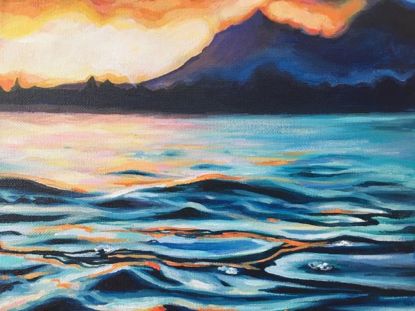 Вода гуашью