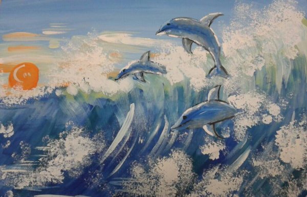 Черное море рисунок