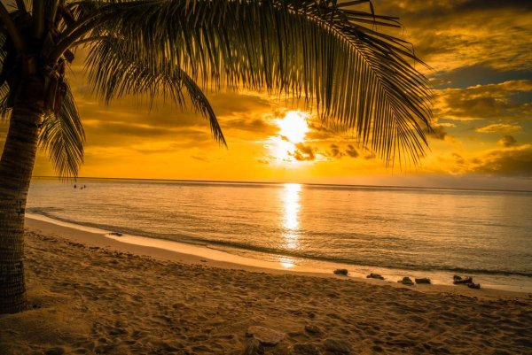 Индийский океан Сейшелы закат