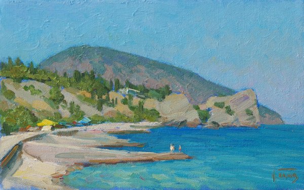 Детские рисунки моря карандашом