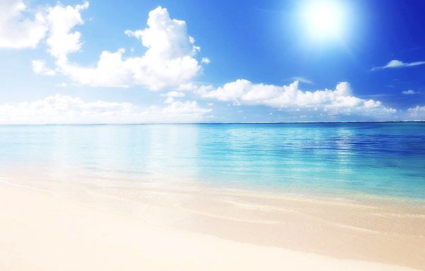 Красивое бирюзовое море