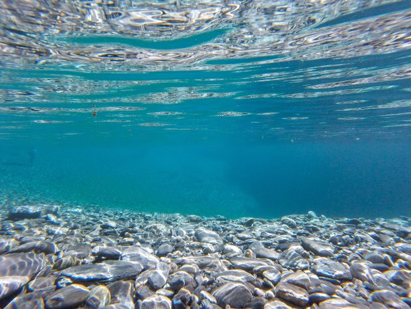 Прозрачная вода море