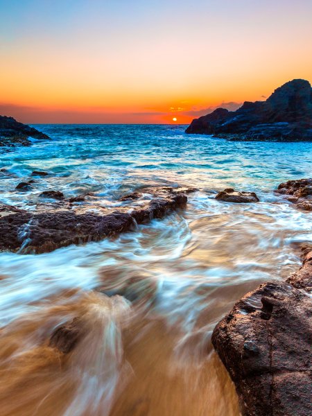 Обои на телефон море пляж